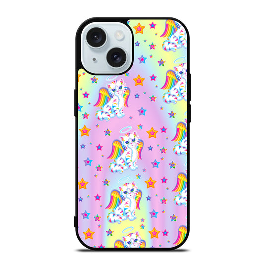 LISA FRANK RAINBOW CAT iPhone 15 Case Cover