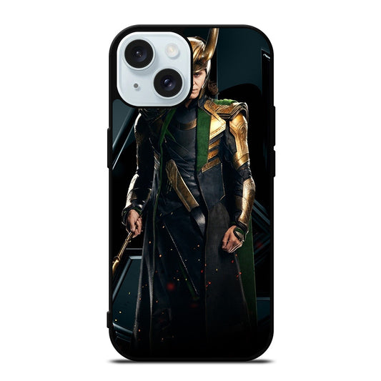 LOKI AVENGERS MARVEL SUPERHERO iPhone 15 Case Cover