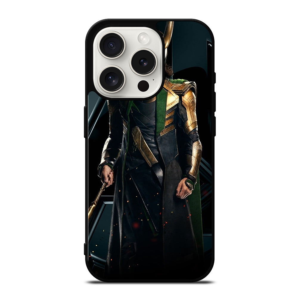 LOKI AVENGERS MARVEL SUPERHERO iPhone 15 Pro Case Cover
