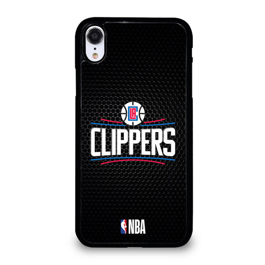 LOS ANGELES CLIPPERS METAL LOGO iPhone XR Case Cover