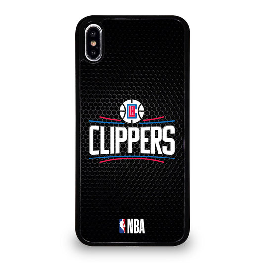 LOS ANGELES CLIPPERS METAL LOGO iPhone XS Max Case Cover