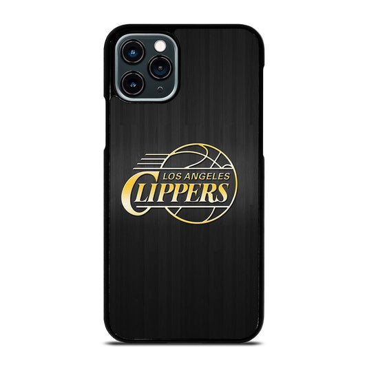LOS ANGELES CLIPPERS WOODEN GOLD iPhone 11 Pro Case Cover