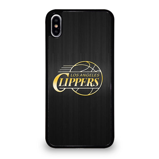 LOS ANGELES CLIPPERS WOODEN GOLD iPhone XS Max Case Cover