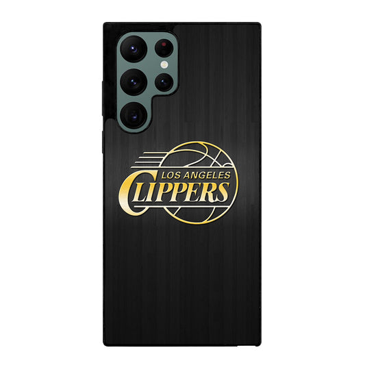 LOS ANGELES CLIPPERS WOODEN GOLD Samsung Galaxy S22 Ultra Case Cover