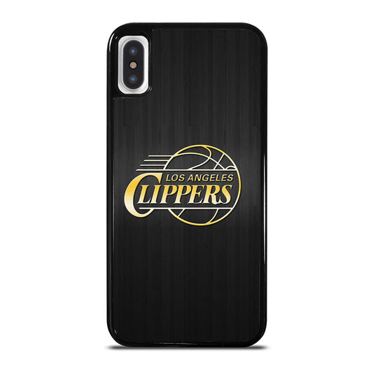 LOS ANGELES CLIPPERS WOODEN GOLD iPhone X / XS Case Cover