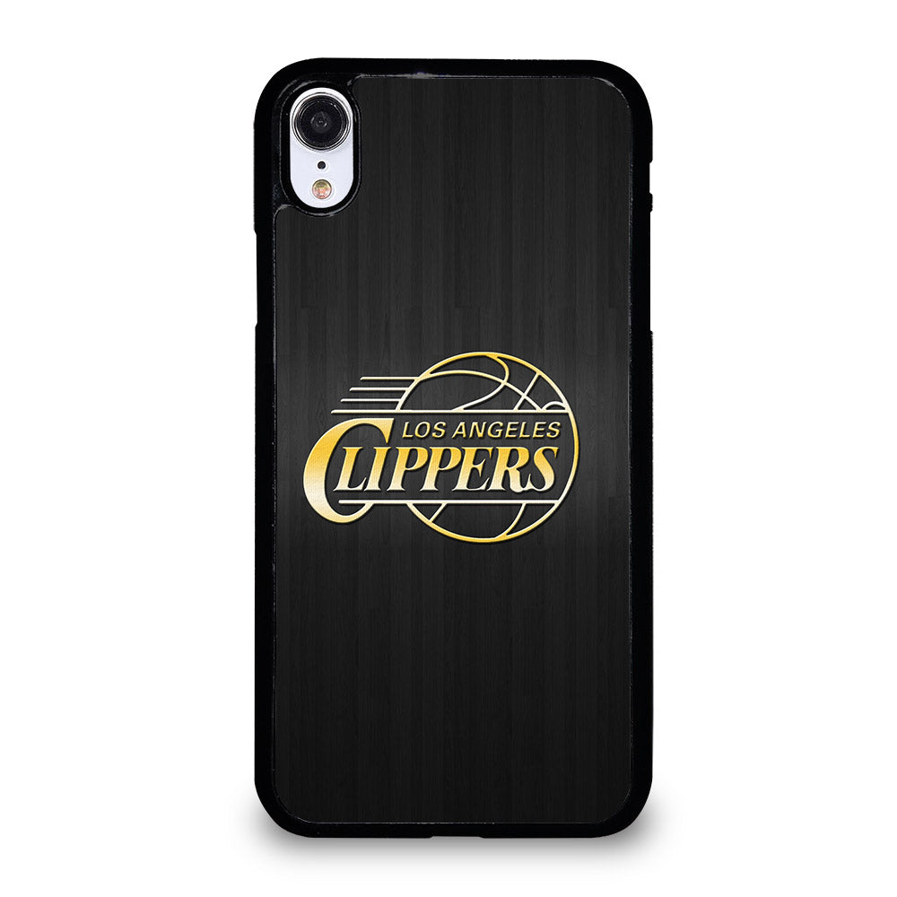 LOS ANGELES CLIPPERS WOODEN GOLD iPhone XR Case Cover