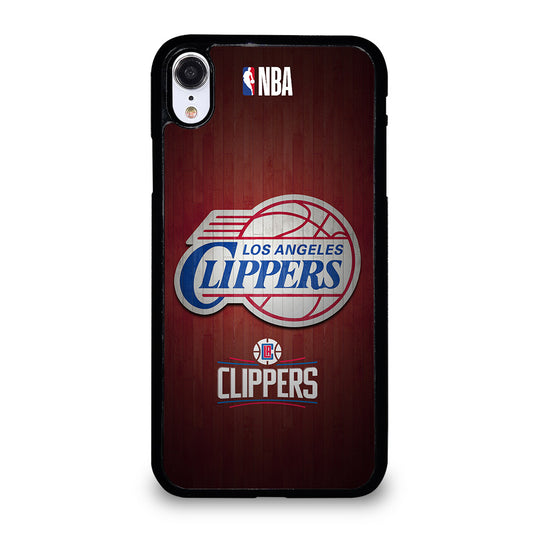 LOS ANGELES CLIPPERS WOODEN LOGO iPhone XR Case Cover