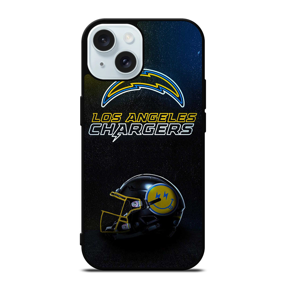 LOS ANGELES CHARGERS FOOTBALL HELMET iPhone 15 Case Cover
