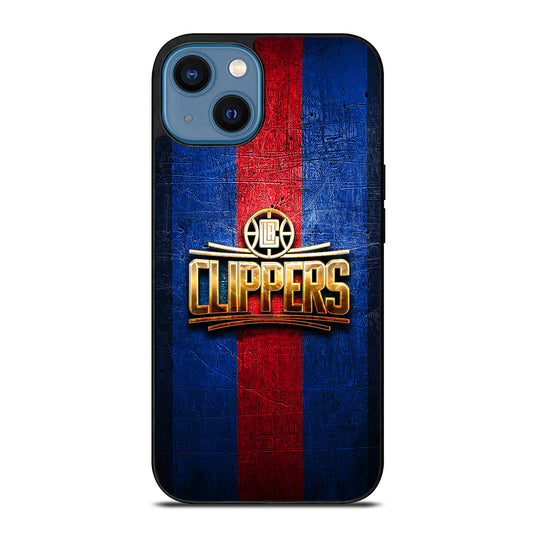 LOS ANGELES CLIPPERS GOLD LOGO iPhone 14 Case Cover