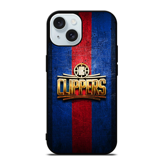 LOS ANGELES CLIPPERS GOLD LOGO iPhone 15 Case Cover