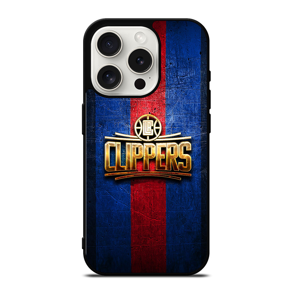 LOS ANGELES CLIPPERS GOLD LOGO iPhone 15 Pro Case Cover