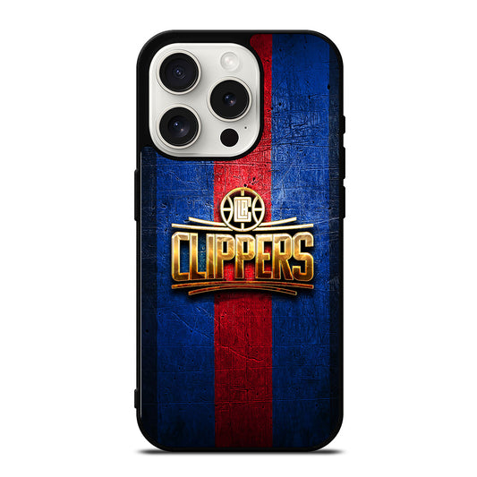 LOS ANGELES CLIPPERS GOLD LOGO iPhone 15 Pro Case Cover