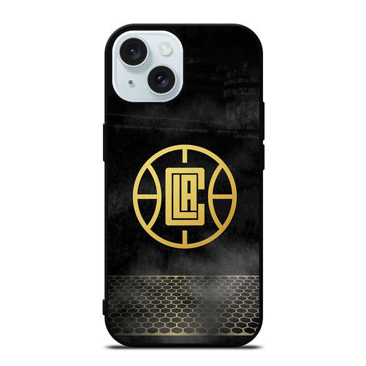 LOS ANGELES CLIPPERS GOLD iPhone 15 Case Cover