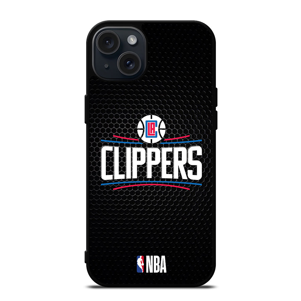 LOS ANGELES CLIPPERS METAL LOGO iPhone 15 Plus Case Cover