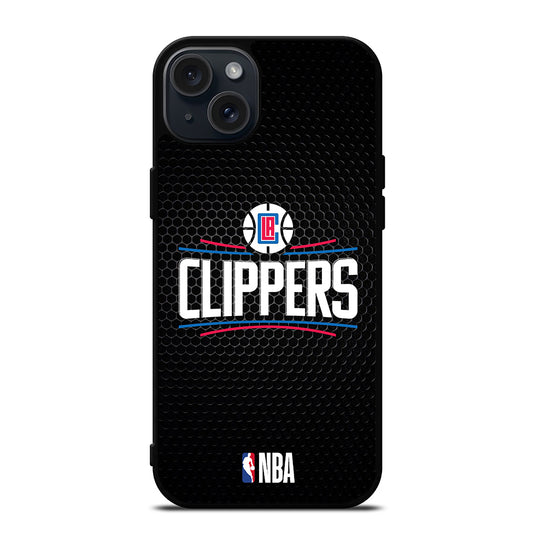 LOS ANGELES CLIPPERS METAL LOGO iPhone 15 Plus Case Cover