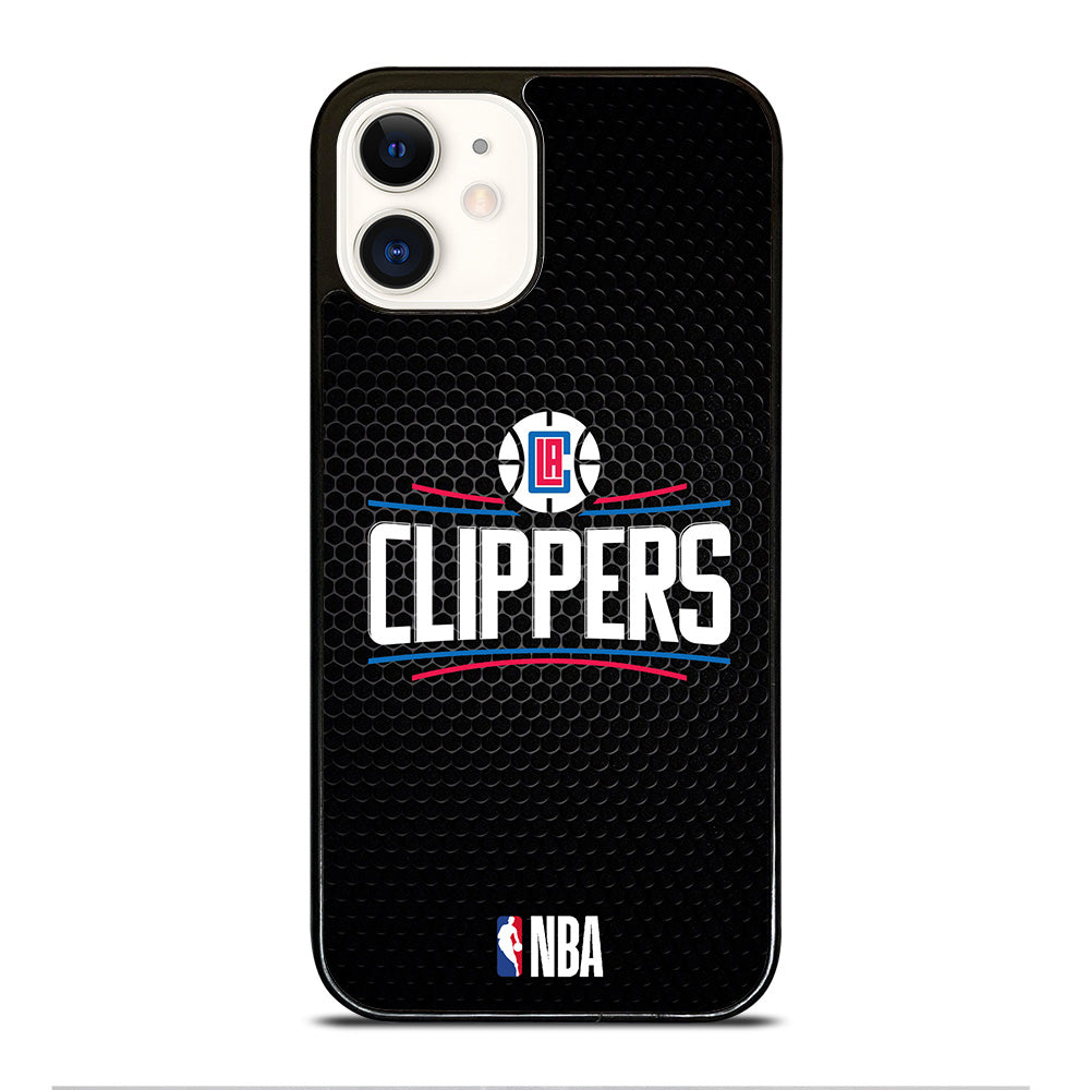 LOS ANGELES CLIPPERS METAL LOGO iPhone 12 Case Cover