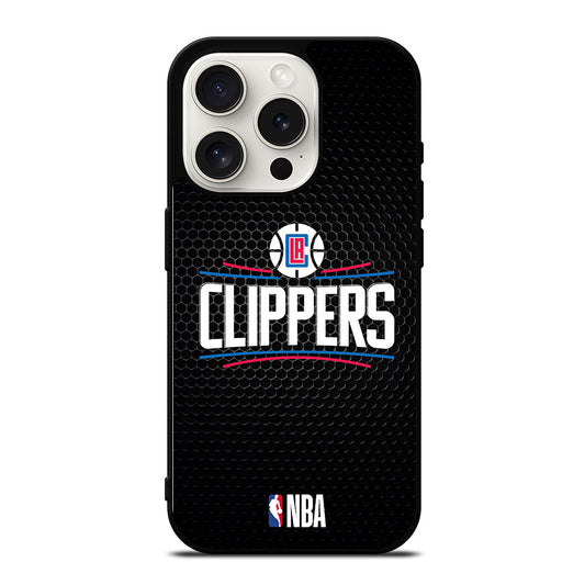 LOS ANGELES CLIPPERS METAL LOGO iPhone 15 Pro Case Cover