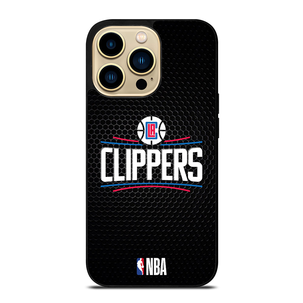 LOS ANGELES CLIPPERS METAL LOGO iPhone 14 Pro Max Case Cover