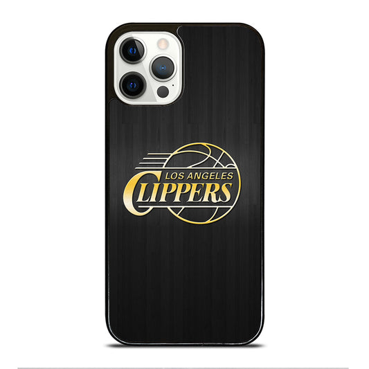 LOS ANGELES CLIPPERS WOODEN GOLD iPhone 12 Pro Case Cover