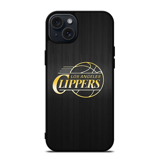 LOS ANGELES CLIPPERS WOODEN GOLD iPhone 15 Plus Case Cover