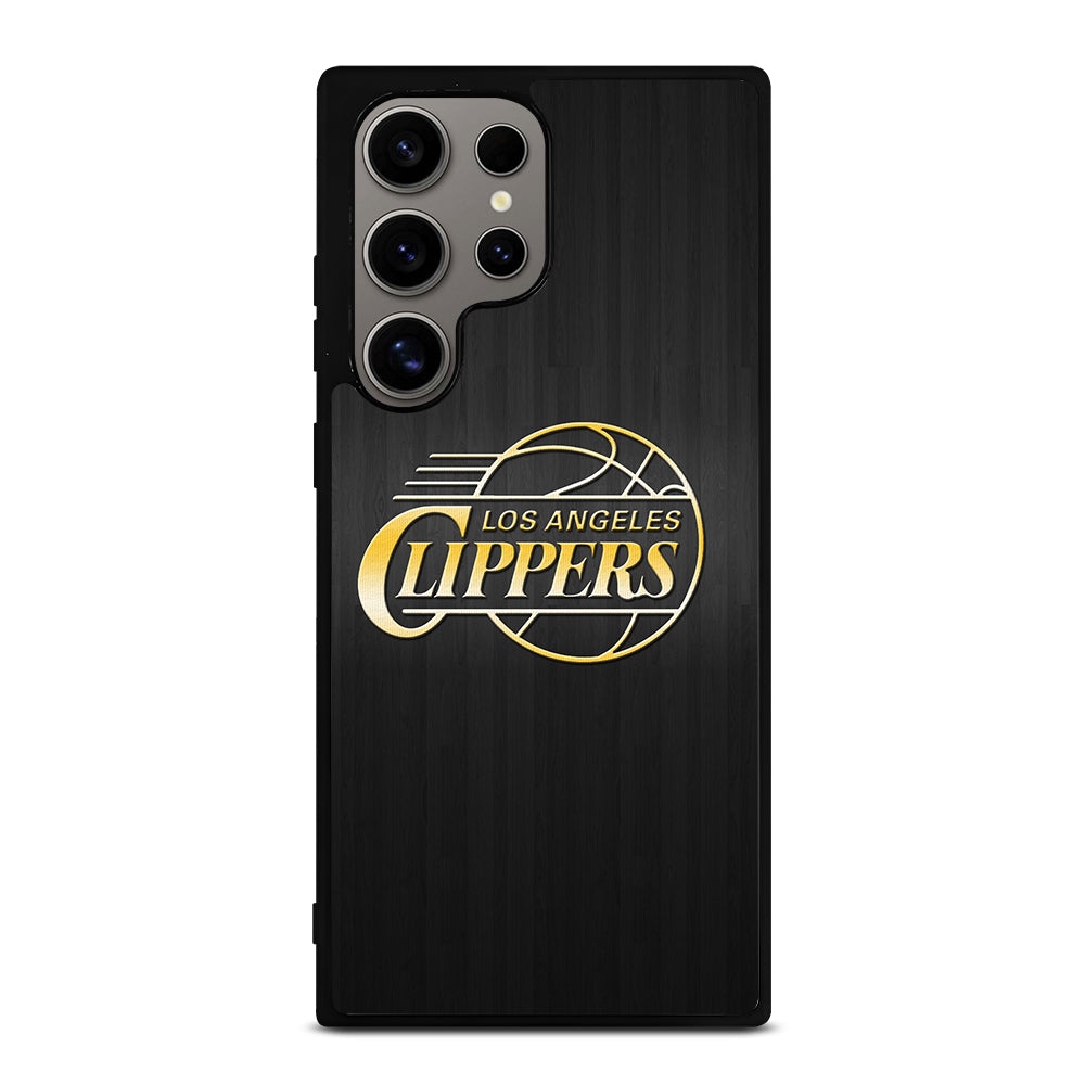 LOS ANGELES CLIPPERS WOODEN GOLD Samsung Galaxy S24 Ultra Case Cover