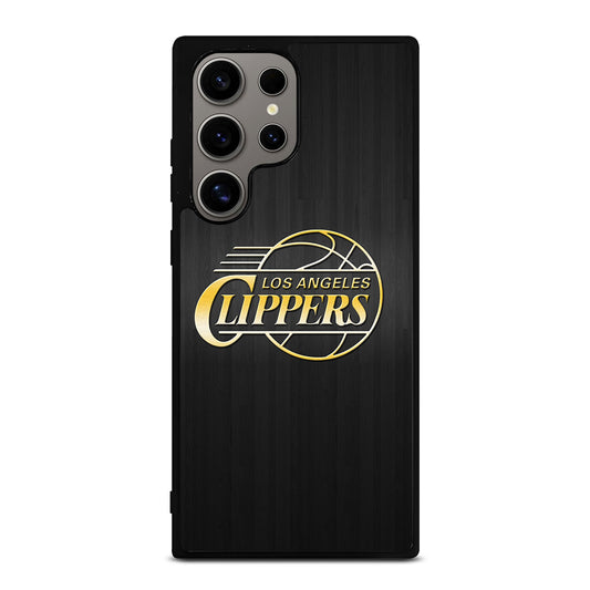 LOS ANGELES CLIPPERS WOODEN GOLD Samsung Galaxy S24 Ultra Case Cover