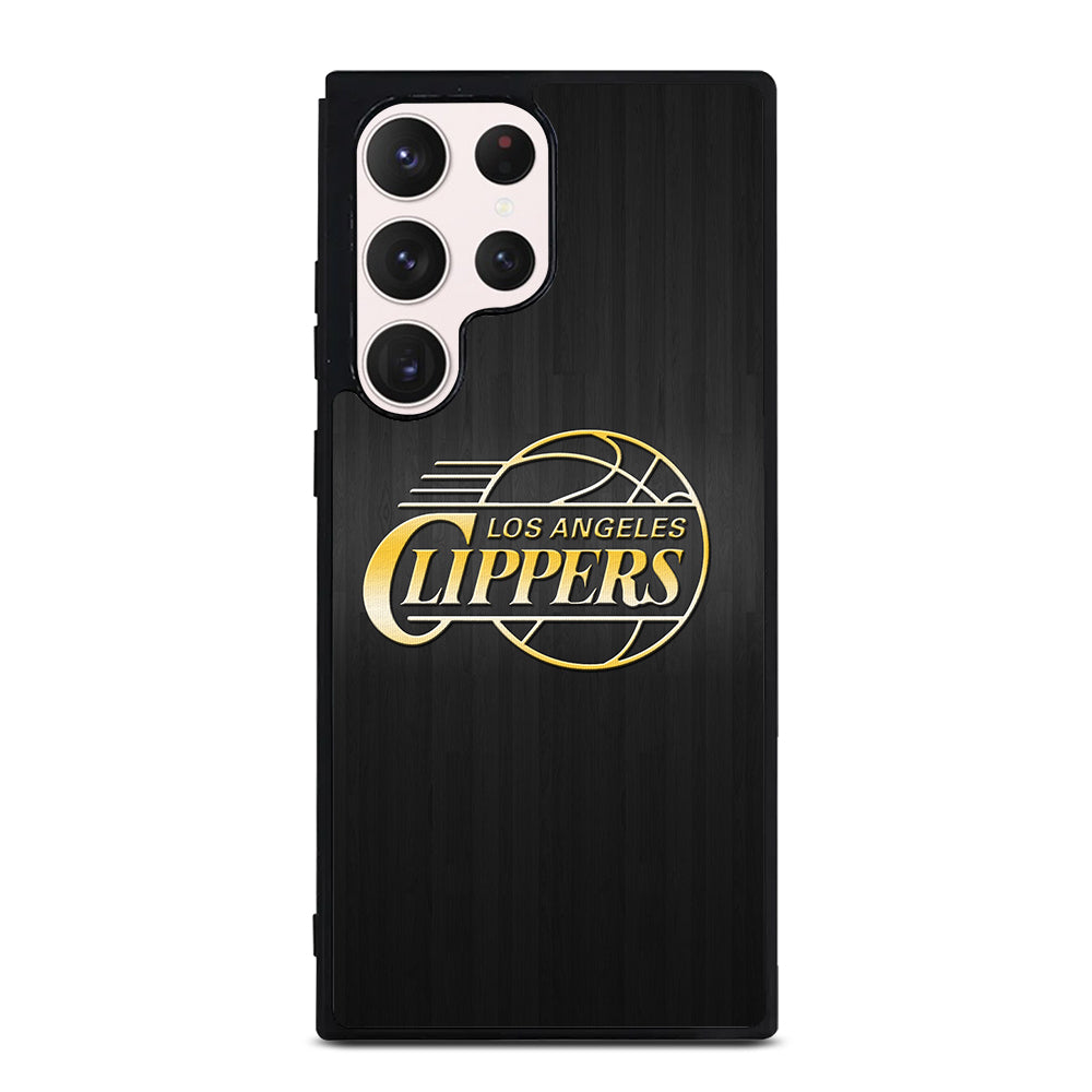 LOS ANGELES CLIPPERS WOODEN GOLD Samsung Galaxy S23 Ultra Case Cover