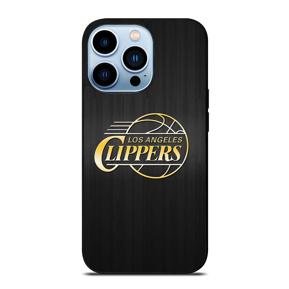 LOS ANGELES CLIPPERS WOODEN GOLD iPhone 13 Pro Max Case Cover