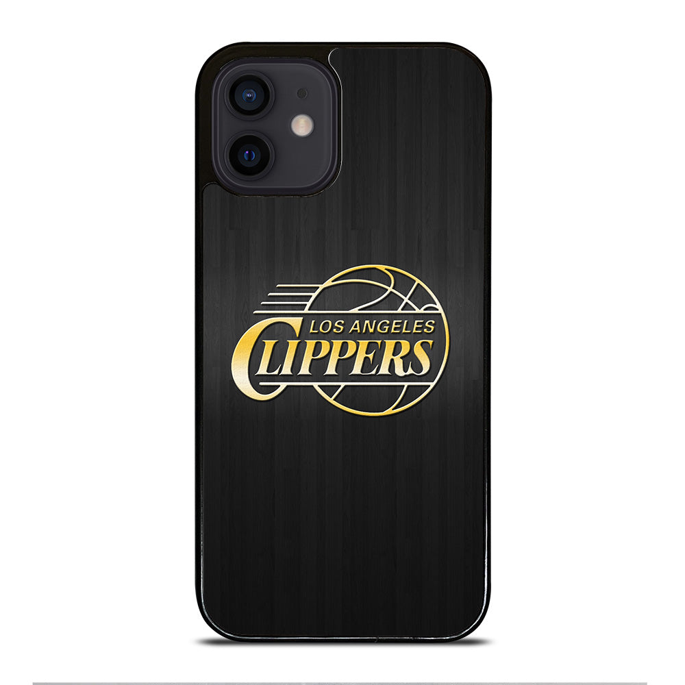 LOS ANGELES CLIPPERS WOODEN GOLD iPhone 12 Mini Case Cover
