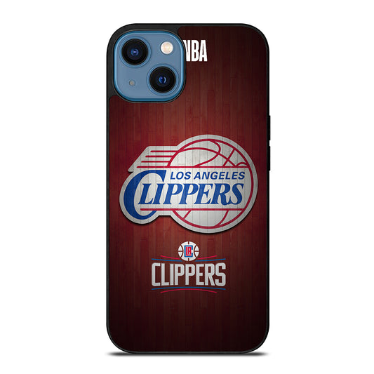 LOS ANGELES CLIPPERS WOODEN LOGO iPhone 14 Case Cover