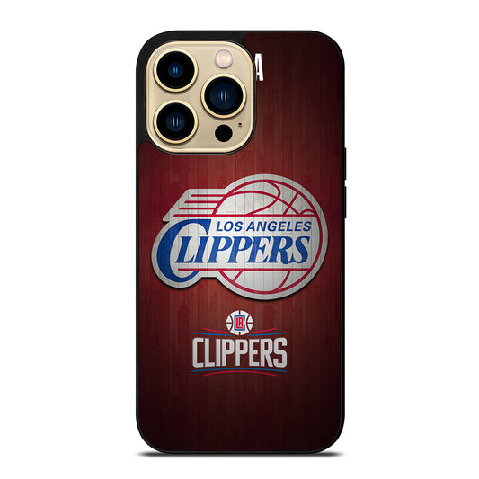 LOS ANGELES CLIPPERS WOODEN LOGO iPhone 14 Pro Max Case Cover