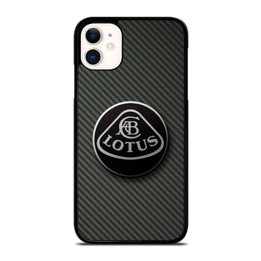 LOTUS CAR CARBON LOGO iPhone 11 Case Cover