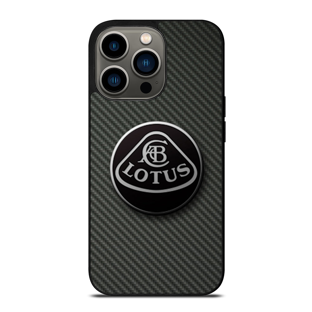 LOTUS CAR CARBON LOGO iPhone 13 Pro Case Cover