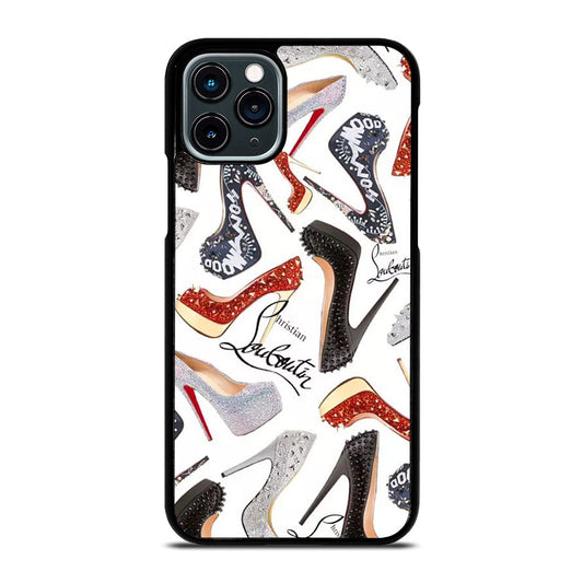 LOUBOUTIN LOGO PATTERN iPhone 11 Pro Case Cover