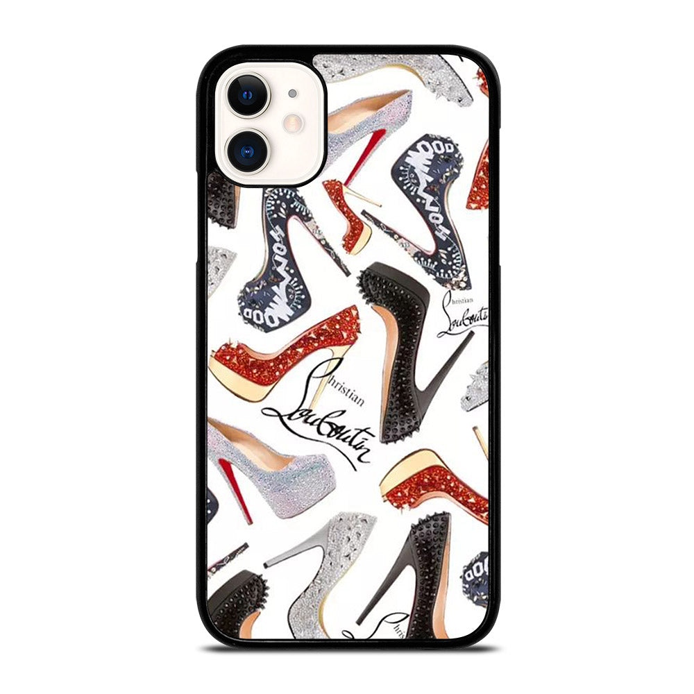 LOUBOUTIN LOGO PATTERN iPhone 11 Case Cover