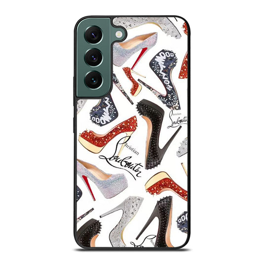 LOUBOUTIN LOGO PATTERN Samsung Galaxy S22 Case Cover