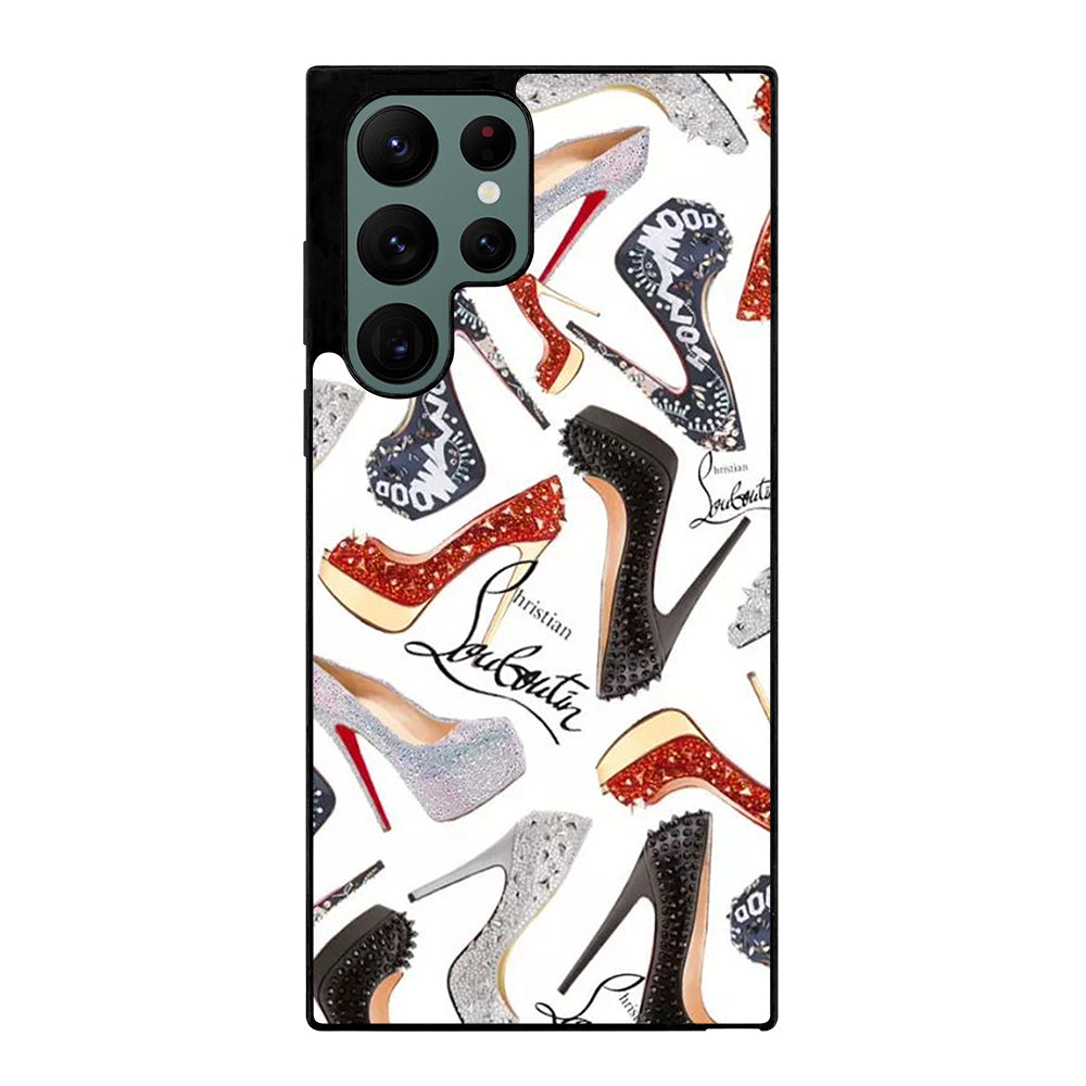 LOUBOUTIN LOGO PATTERN Samsung Galaxy S22 Ultra Case Cover