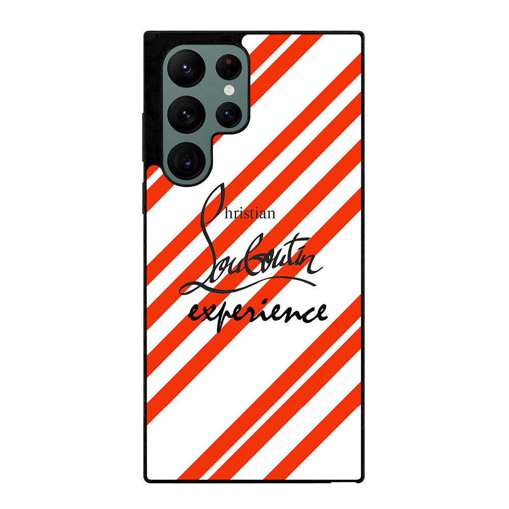 LOUBOUTIN LOGO STRIPE Samsung Galaxy S22 Ultra Case Cover