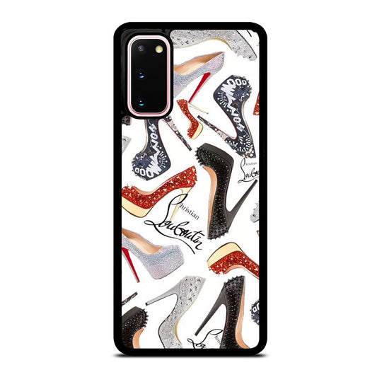 LOUBOUTIN LOGO PATTERN Samsung Galaxy S20 Case Cover
