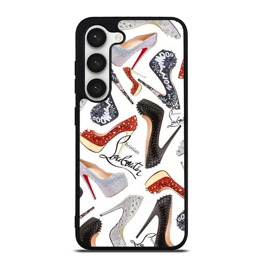 LOUBOUTIN LOGO PATTERN Samsung Galaxy S23 Case Cover