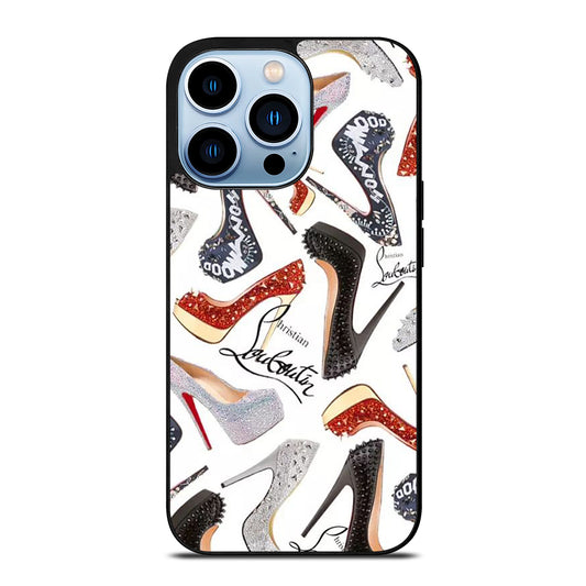 LOUBOUTIN LOGO PATTERN iPhone 13 Pro Max Case Cover