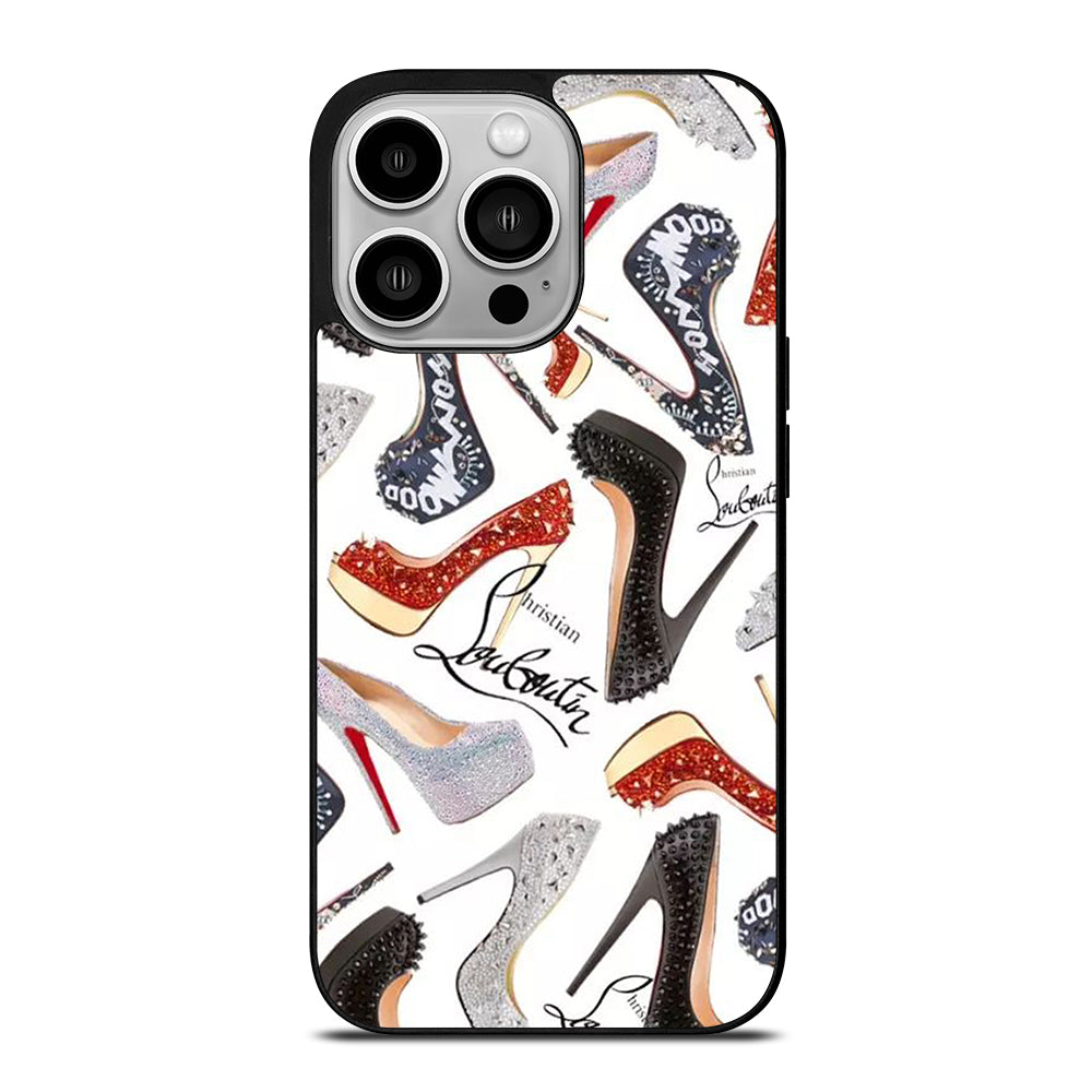 LOUBOUTIN LOGO PATTERN iPhone 14 Pro Case Cover
