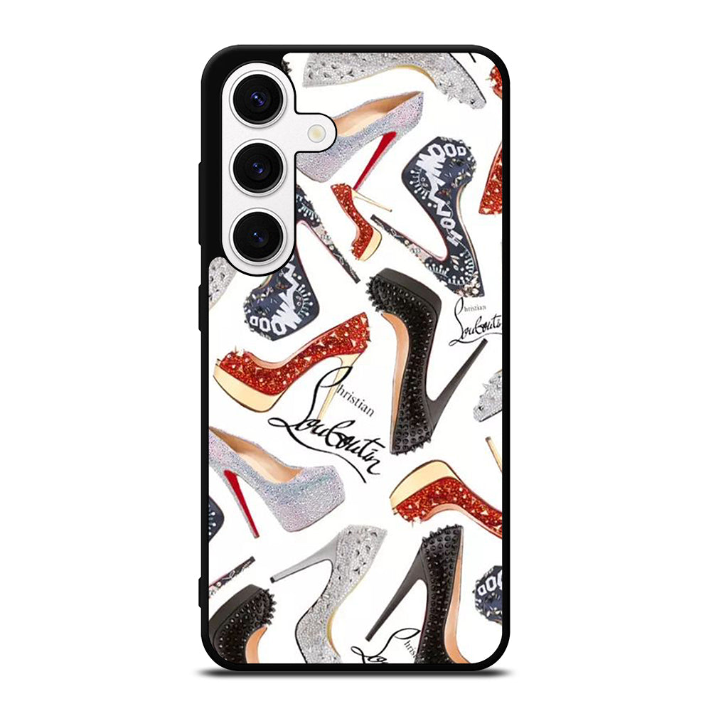 LOUBOUTIN LOGO PATTERN Samsung Galaxy S24 Case Cover