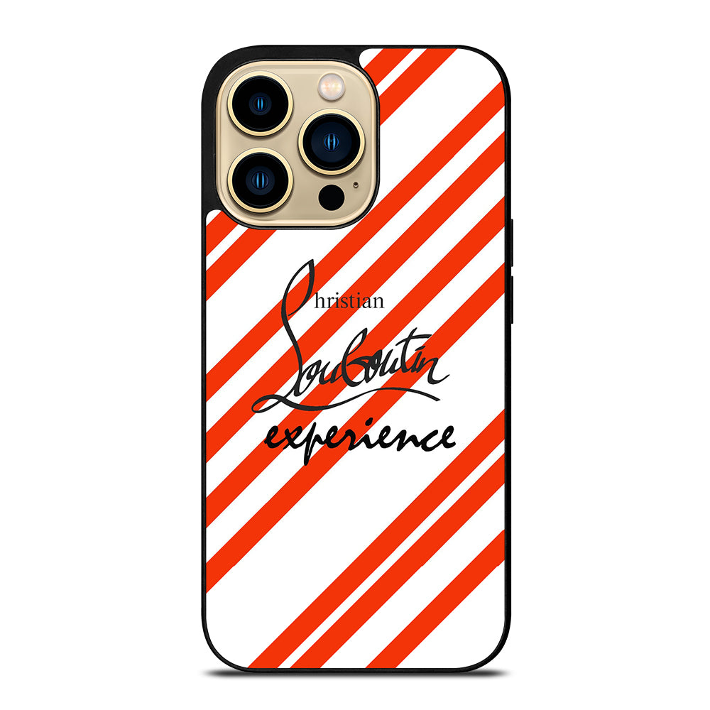 LOUBOUTIN LOGO STRIPE iPhone 14 Pro Max Case Cover