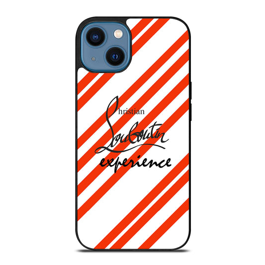 LOUBOUTIN LOGO STRIPE iPhone 14 Case Cover