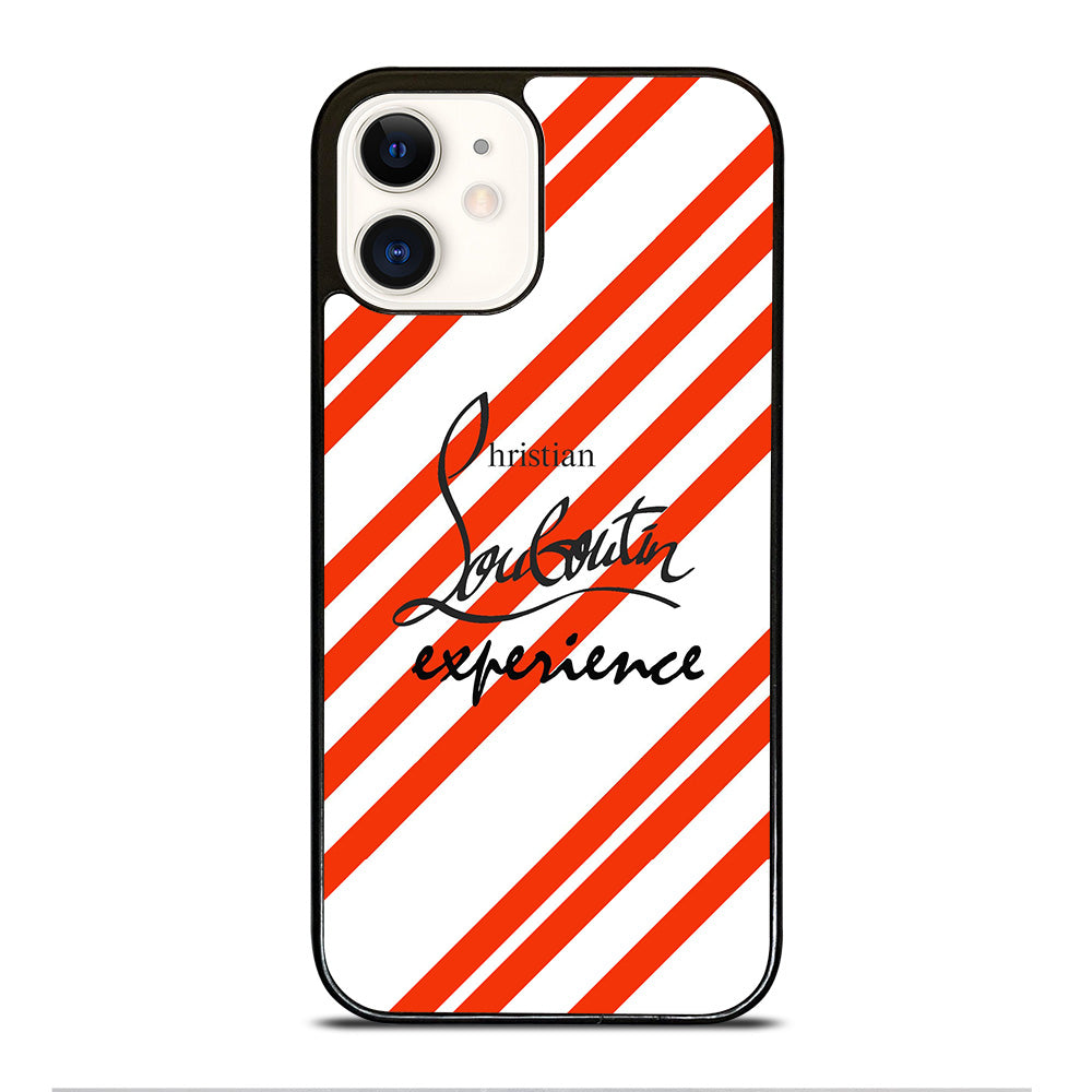 LOUBOUTIN LOGO STRIPE iPhone 12 Case Cover