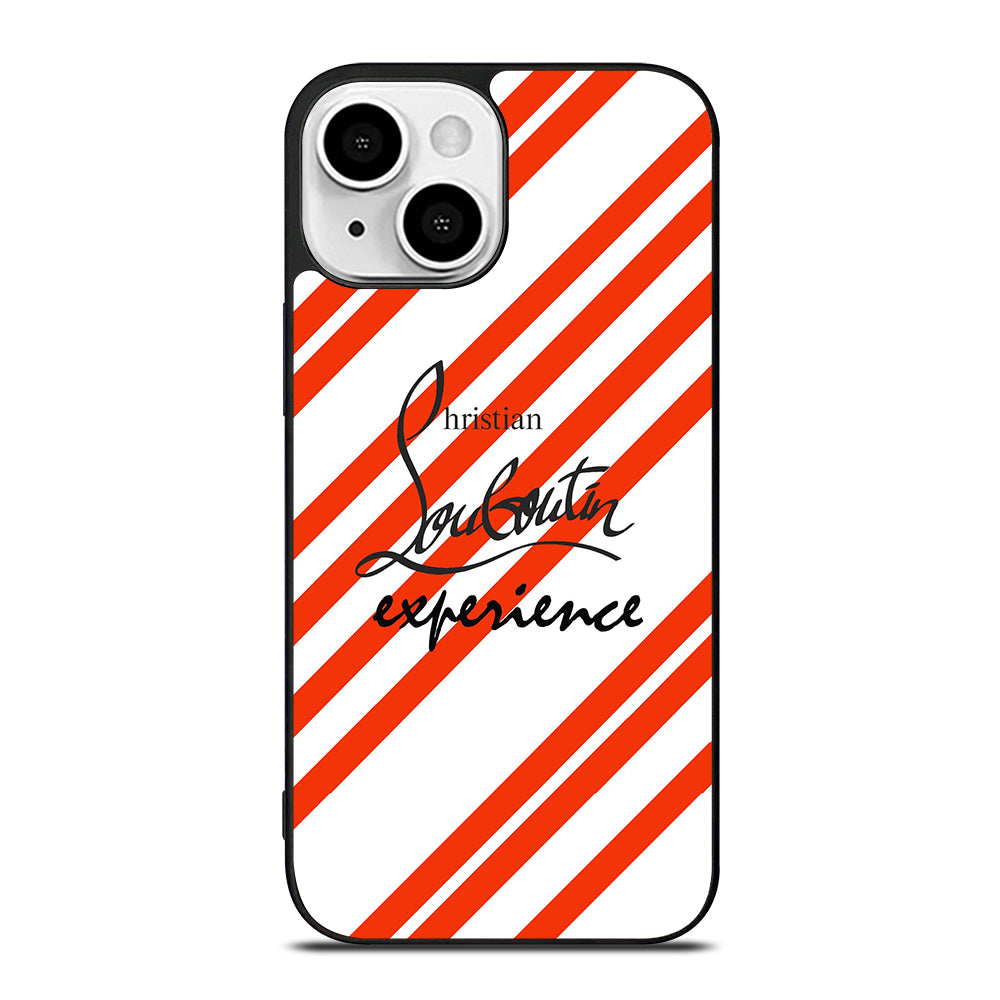 LOUBOUTIN LOGO STRIPE iPhone 13 Mini Case Cover