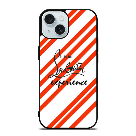 LOUBOUTIN LOGO STRIPE iPhone 15 Case Cover
