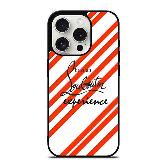 LOUBOUTIN LOGO STRIPE iPhone 15 Pro Case Cover