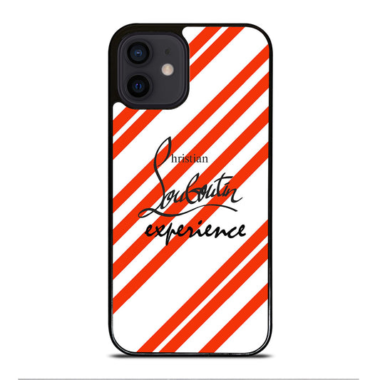 LOUBOUTIN LOGO STRIPE iPhone 12 Mini Case Cover